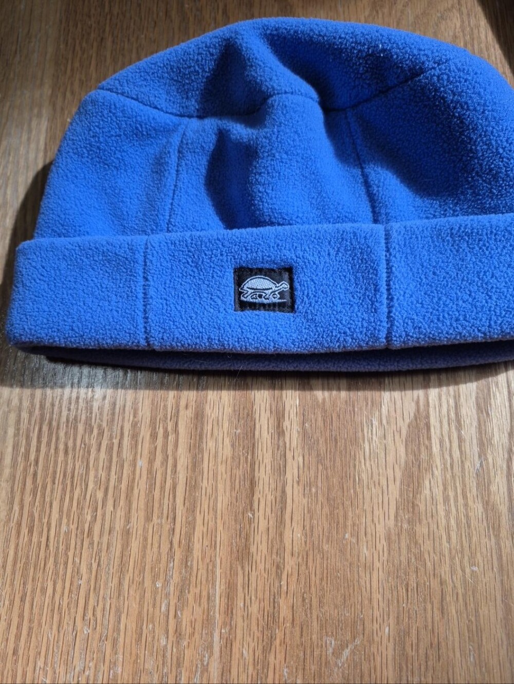 Blue Fleece Beanie Hat - Men